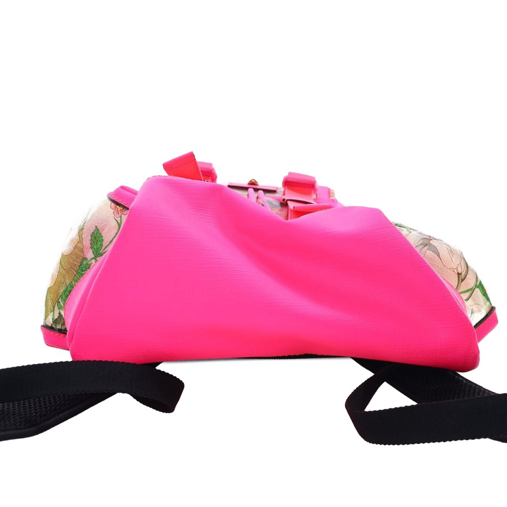 Gucci PVC Flora Techpack Backpack - 4
