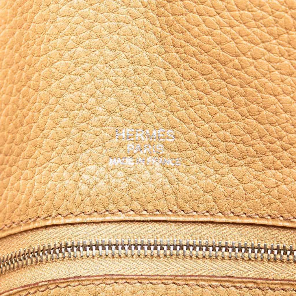 Hermès Clemence Victoria II Cabas 35 Brown Leather Good - Box View