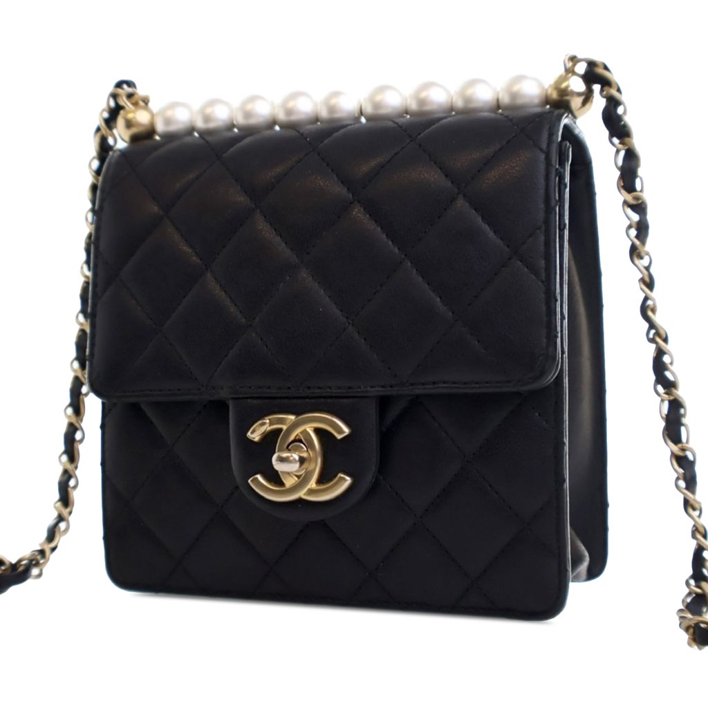 Chanel Small Goatskin Chic Pearls Flap - 2
