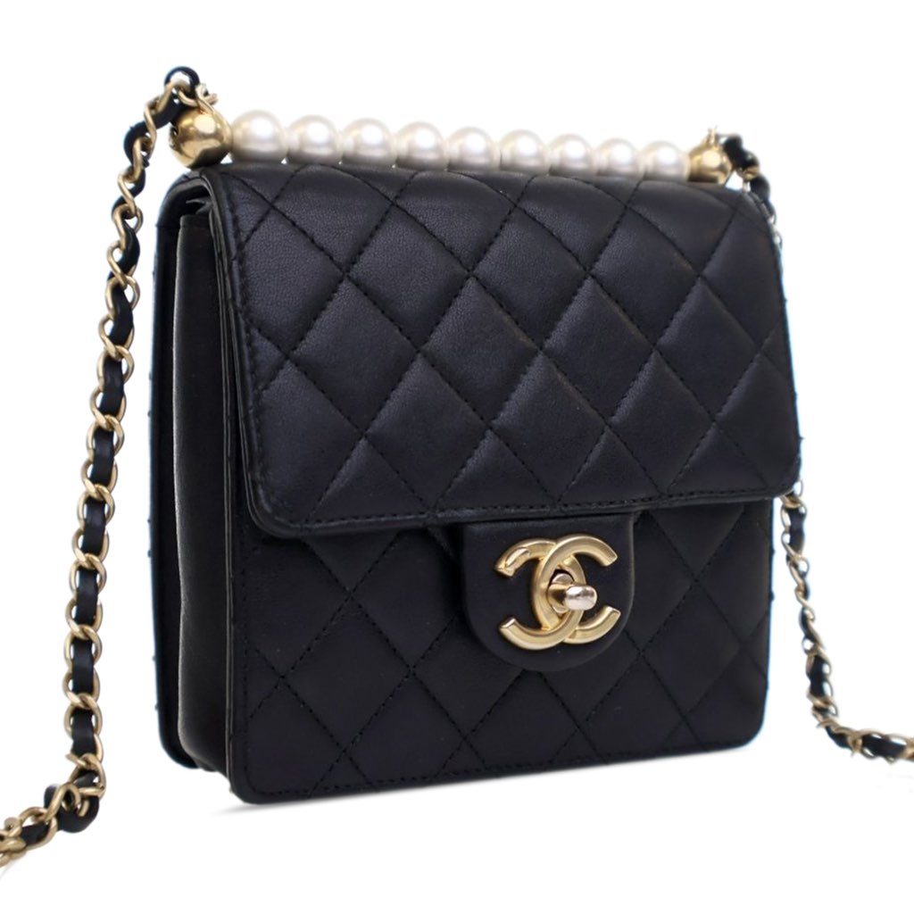 Chanel Small Goatskin Chic Pearls Flap - 3