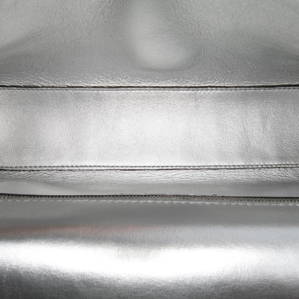 Fendi Leather Selleria Baguette Satchel - 4