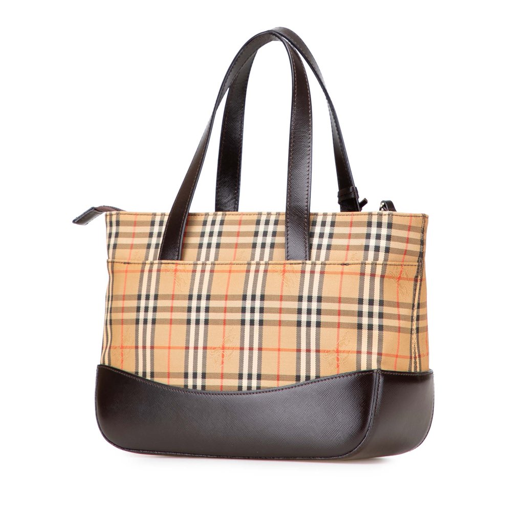 Burberry Haymarket Check Canvas Handbag - 2