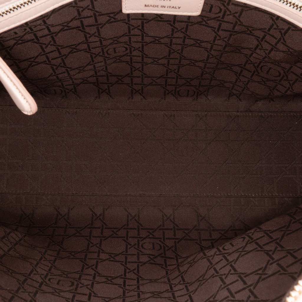 Dior Large Lambskin Cannage Lady Dior - 4