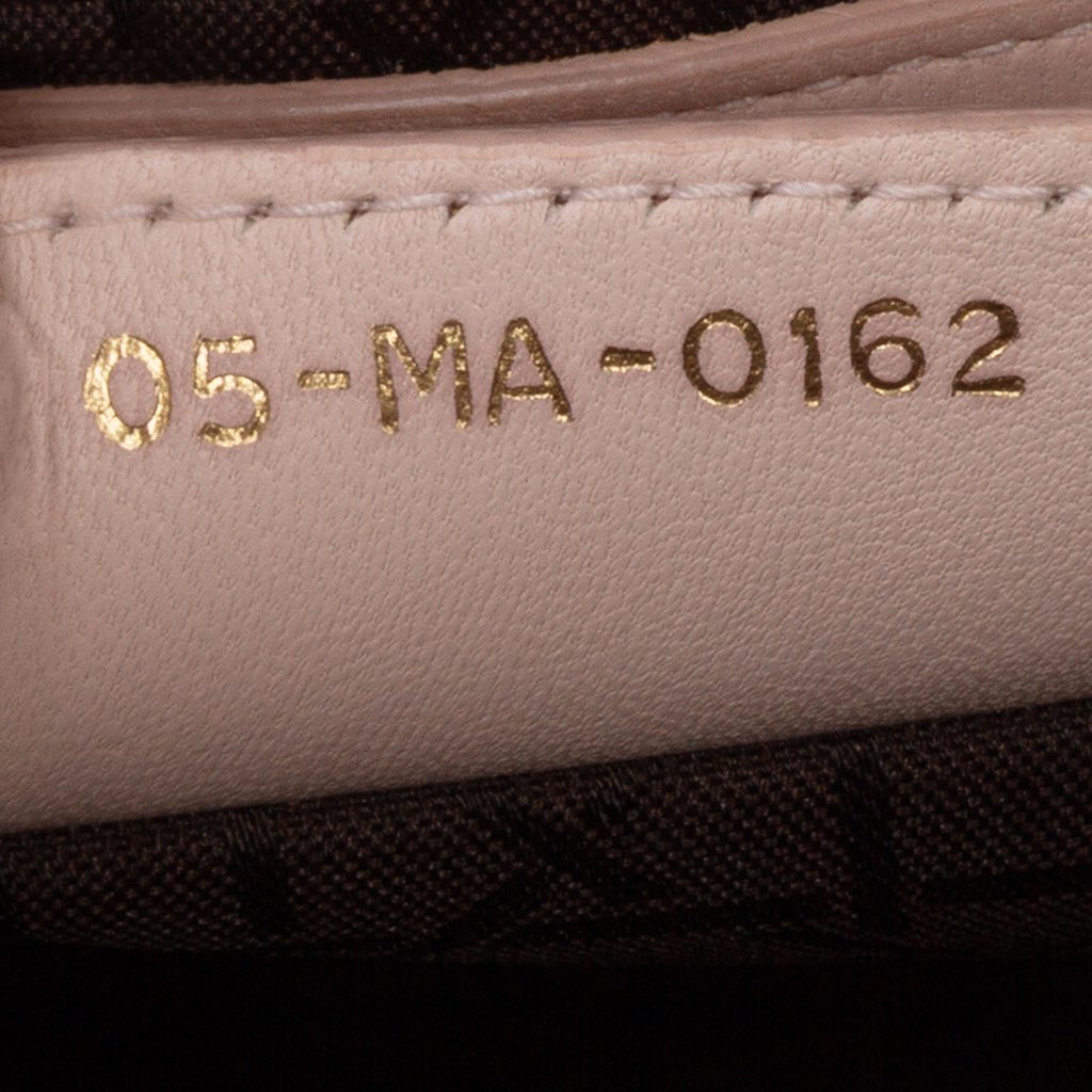 Dior Large Lambskin Cannage Lady Dior - Side view