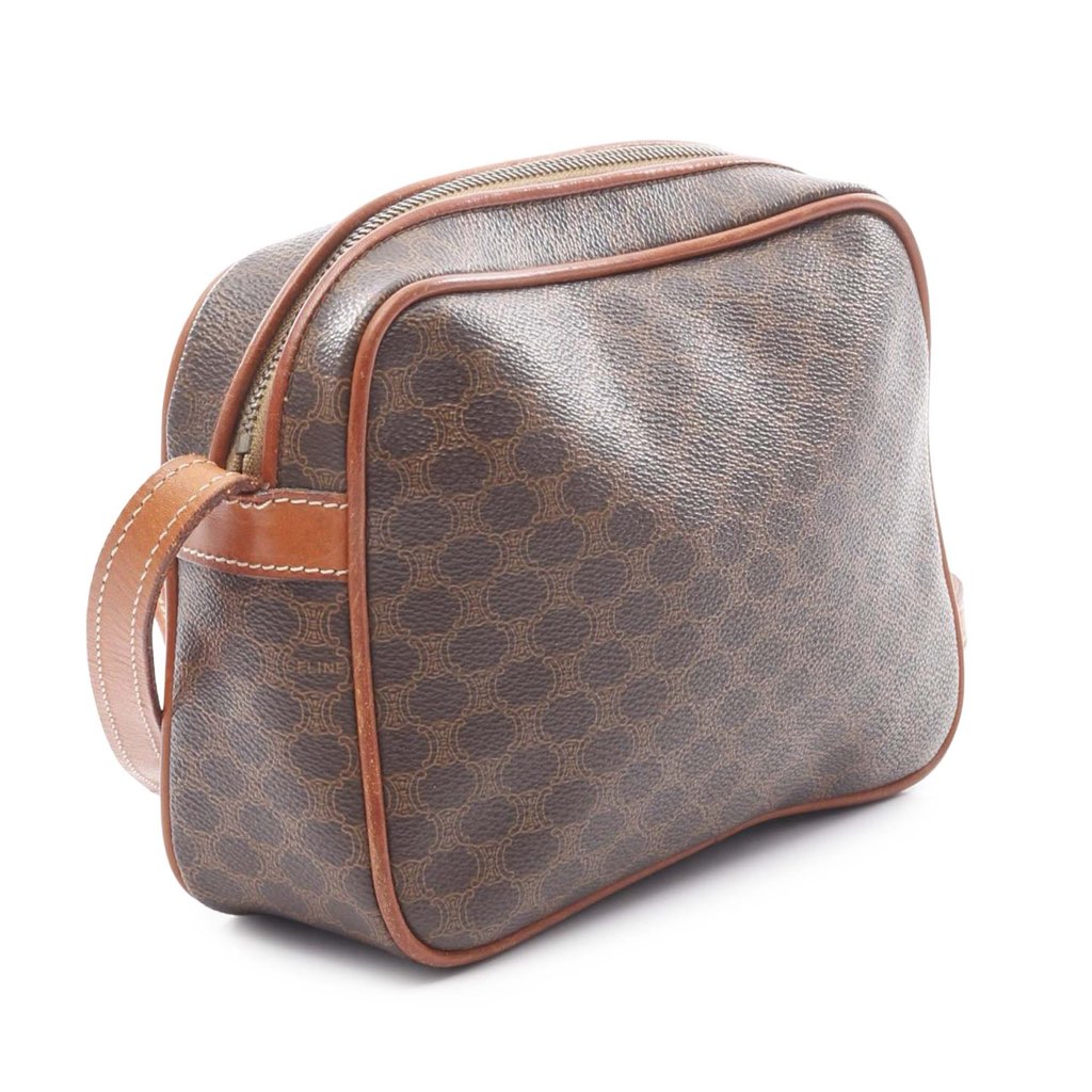 Celine Macadam Coated Canvas Crossbody - 2