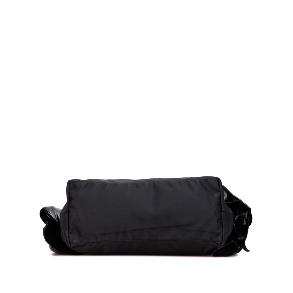 Prada Tessuto Canapa Logo Bow Tote - 3