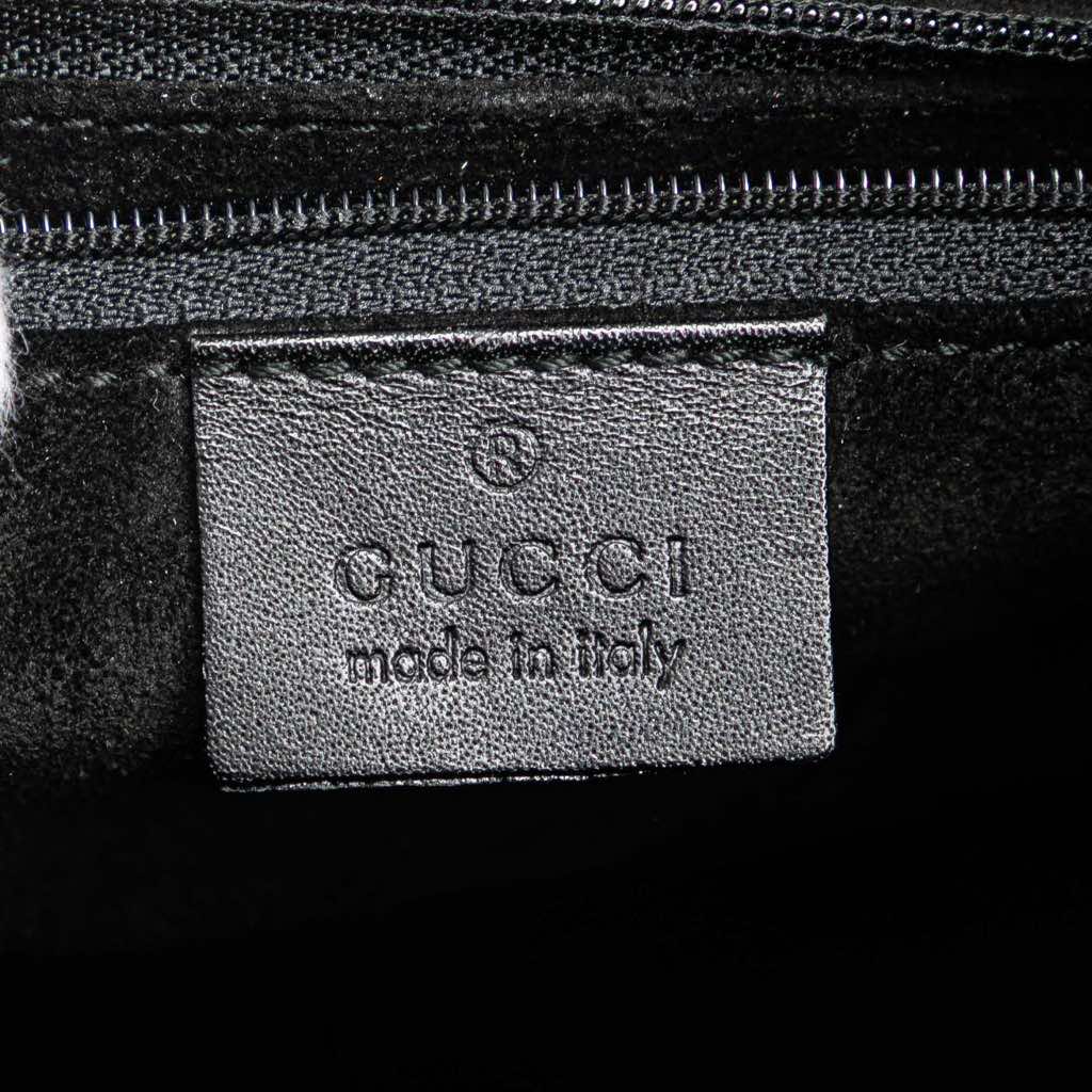 Gucci Suede Resin Hoop Handle Handbag - 5