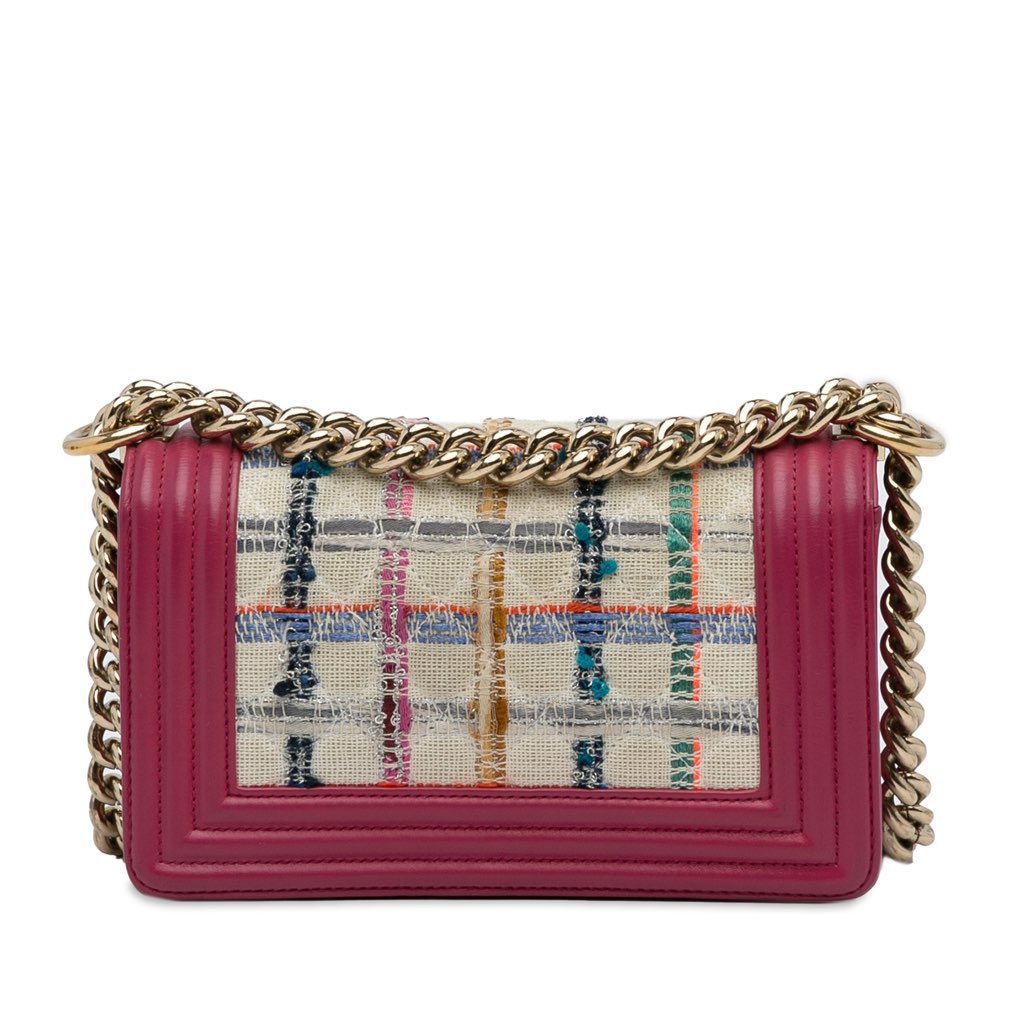 Chanel Small Tweed Boy Bag - 3