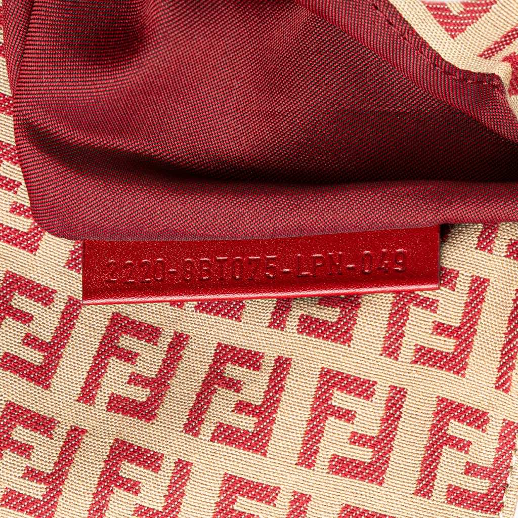 Fendi Zucchino Canvas Flap Crossbody - Side view