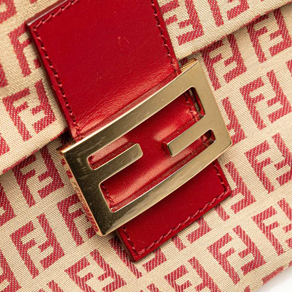 Fendi Zucchino Canvas Flap Crossbody - Detail 2