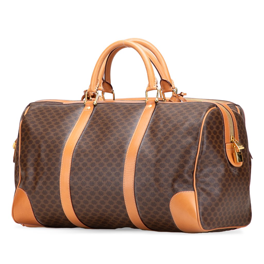 Celine Macadam Coated Canvas Travel Bag - 2