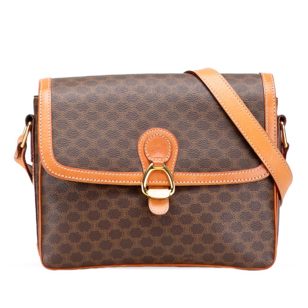 Celine Macadam Coated Canvas Crossbody