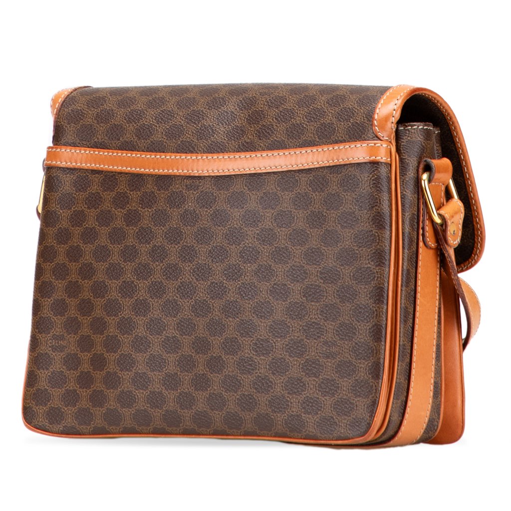 Celine Macadam Coated Canvas Crossbody - 2