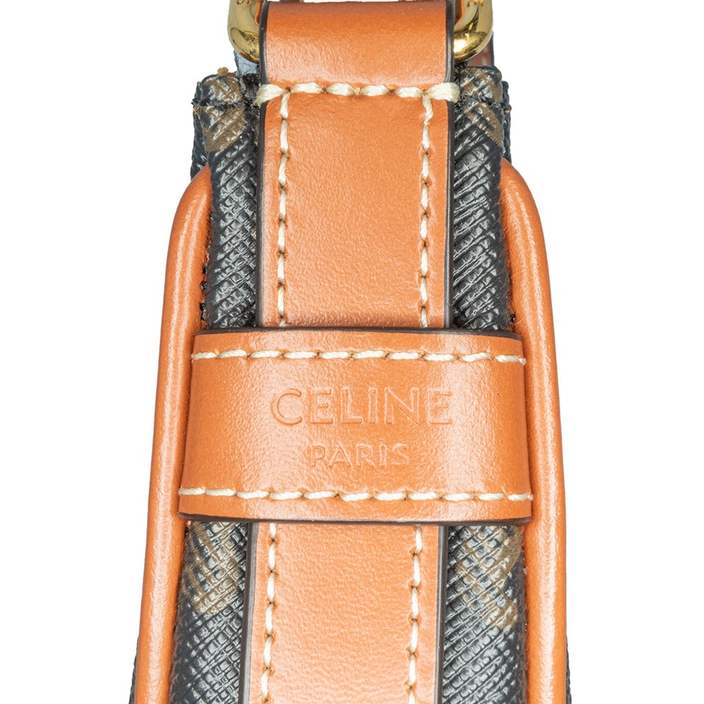 Celine Mini Triomphe Coated Canvas Ava Shoulder Bag - 5