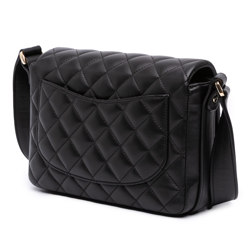 Chanel Quilted Calfskin Bolero de Chanel Flap - Back view