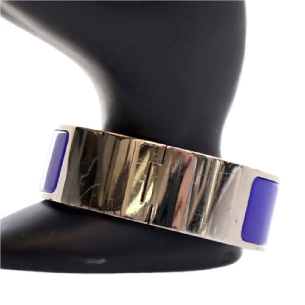 Hermès Wide Enamel Clic Clac H Bracelet PM - 5