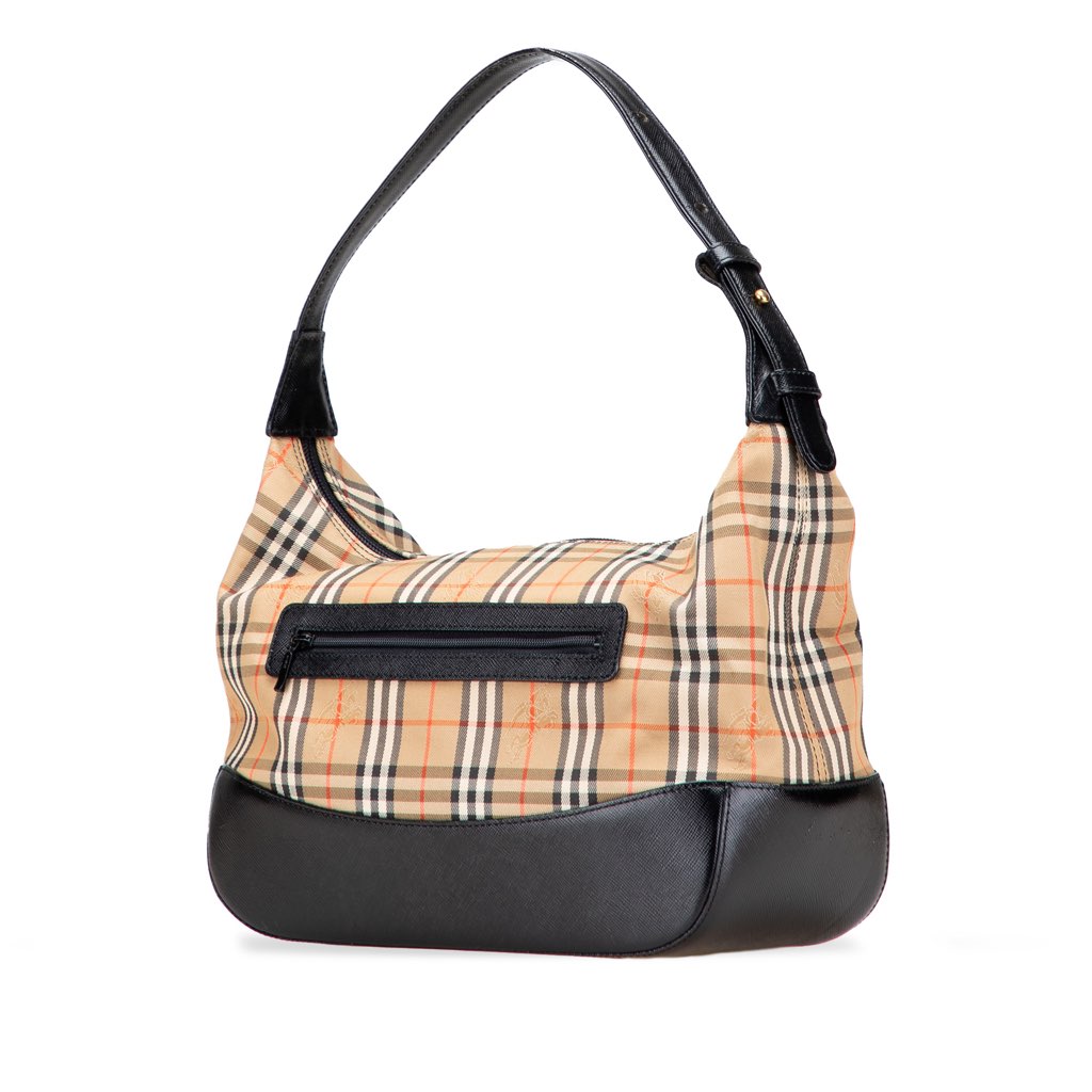 Burberry Haymarket Check Canvas Shoulder Bag - 2