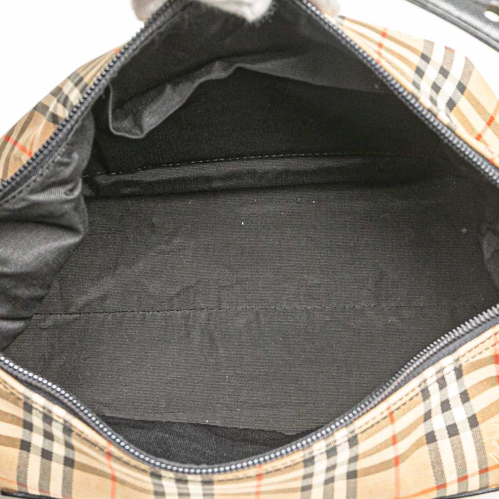 Burberry Haymarket Check Canvas Shoulder Bag - 4