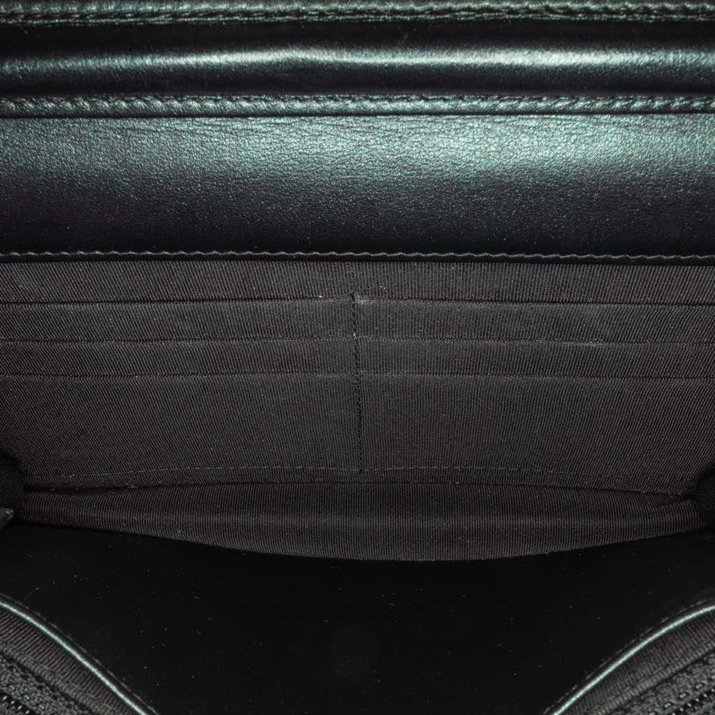 Chanel CC Chevron Quilted Crumpled Calfskin Wallet On Chain - 4