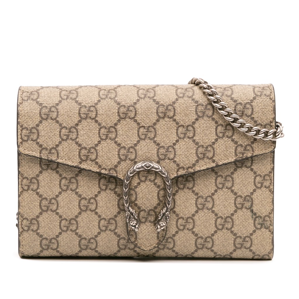 Gucci GG Supreme Dionysus Chain Wallet
