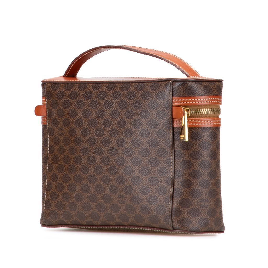 Celine Macadam Coated Canvas Vanity Bag - 2