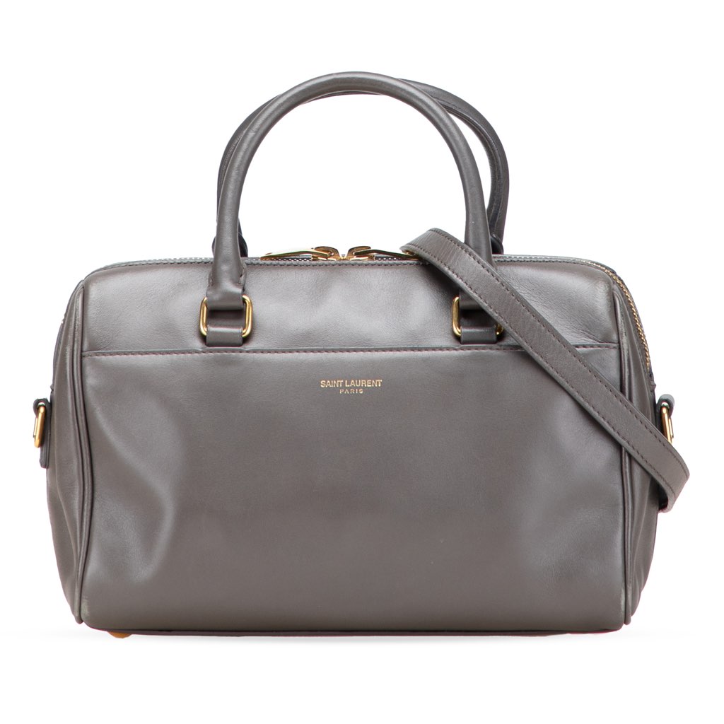 Saint Laurent Baby Leather Classic Duffle Satchel
