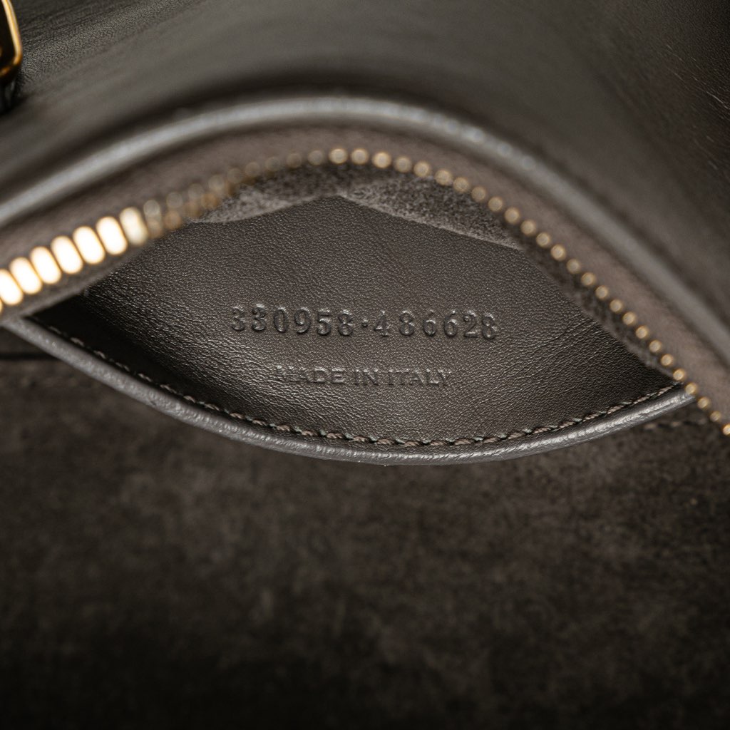 Saint Laurent Baby Leather Classic Duffle Satchel - Side view