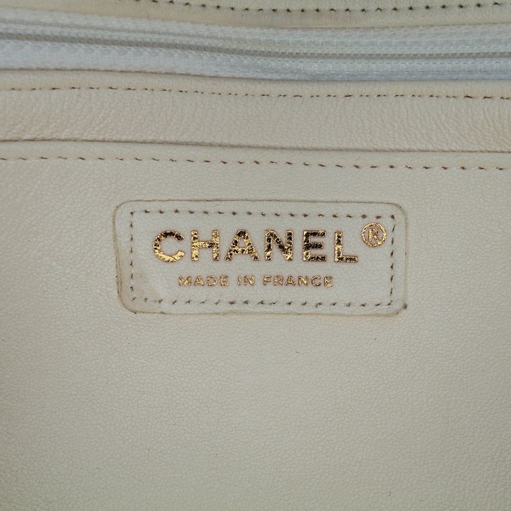 Chanel Medium Calfskin and Wool Knit Single Flap - 5