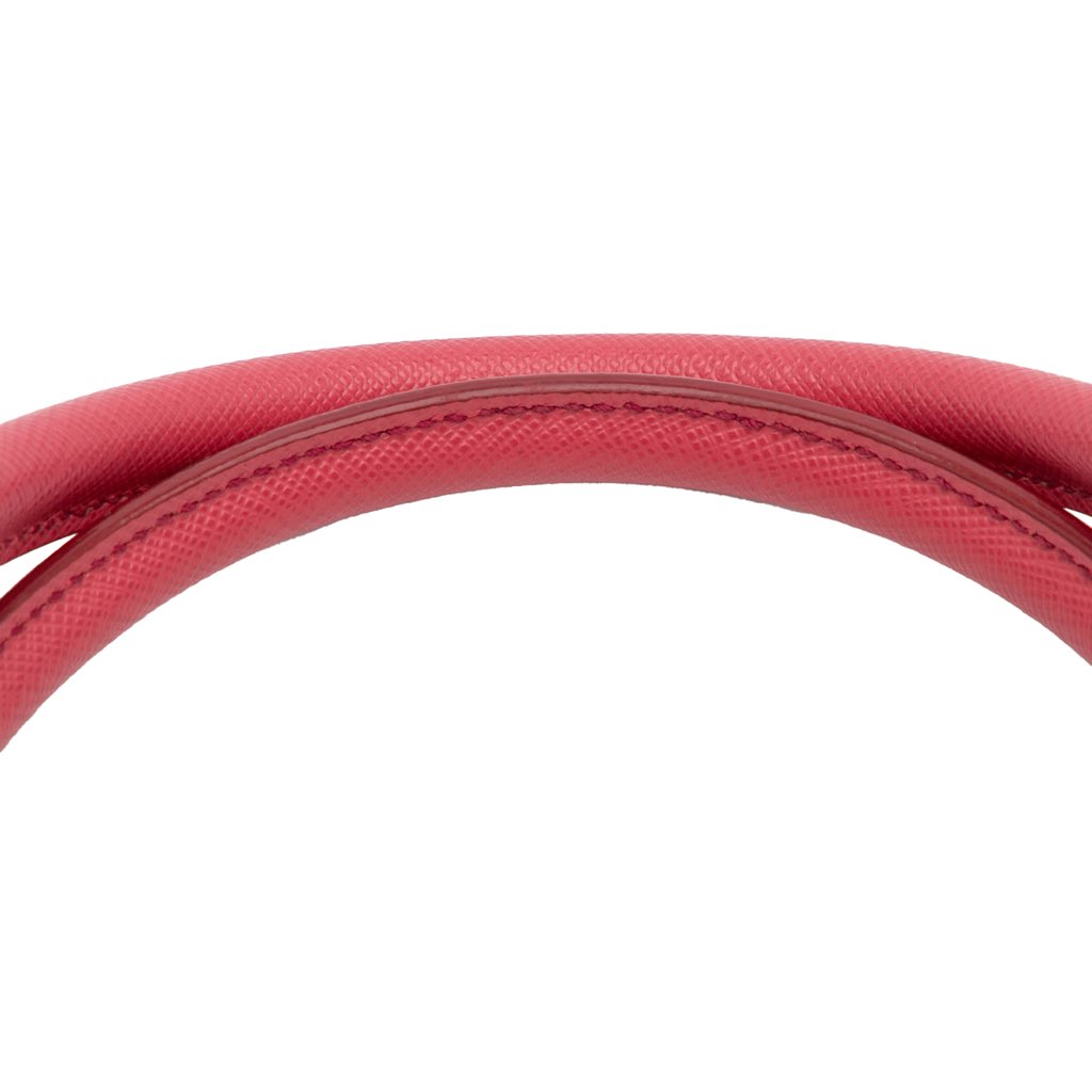 Prada Small Saffiano Lux Galleria Double Zip Satchel - Image 13