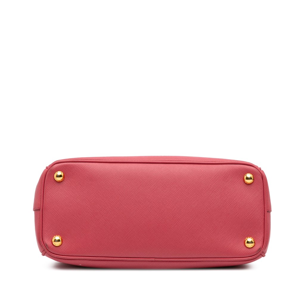 Prada Small Saffiano Lux Galleria Double Zip Satchel - Image 6