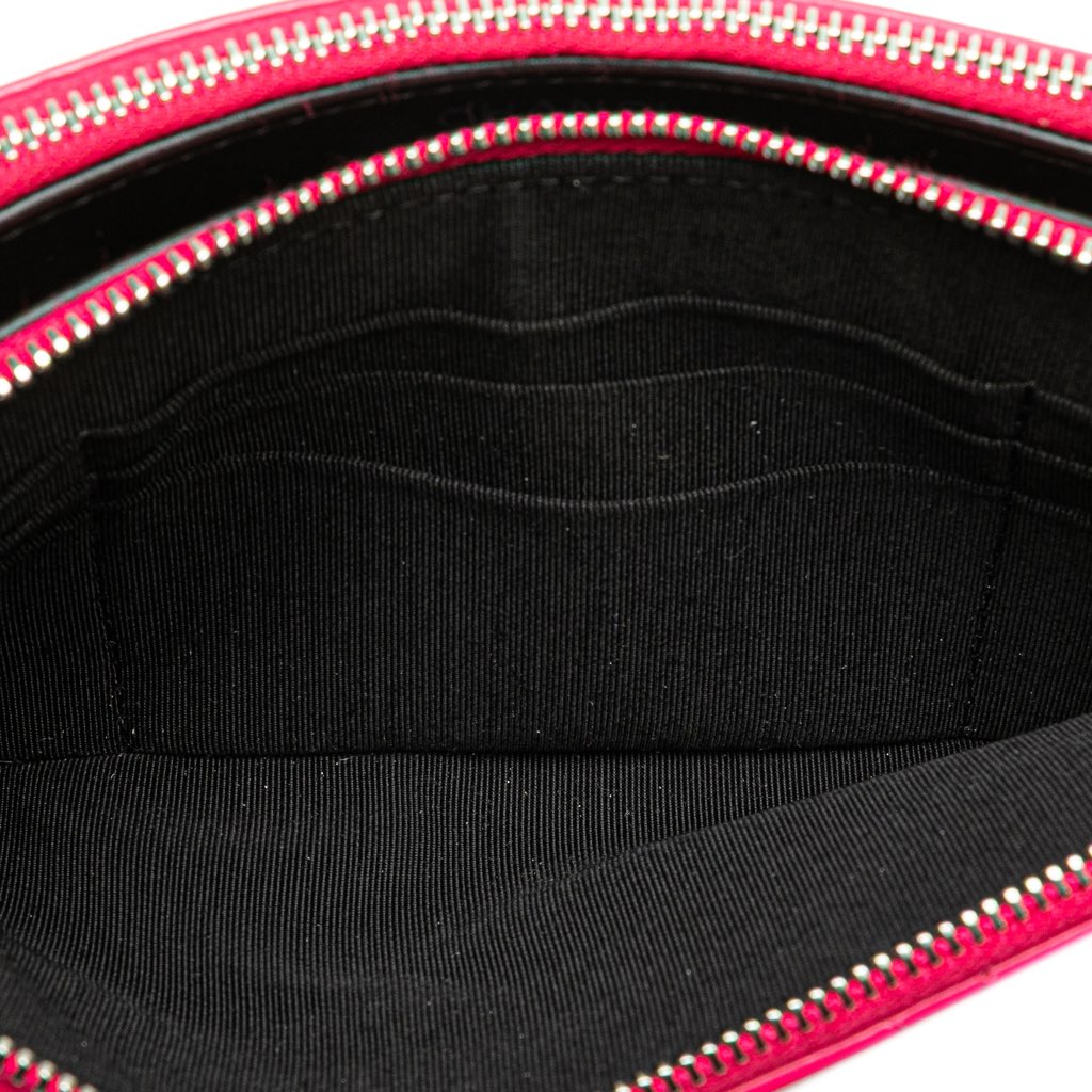 Chanel Bicolor Patent Double Zip Wallet on Chain - Detail 1