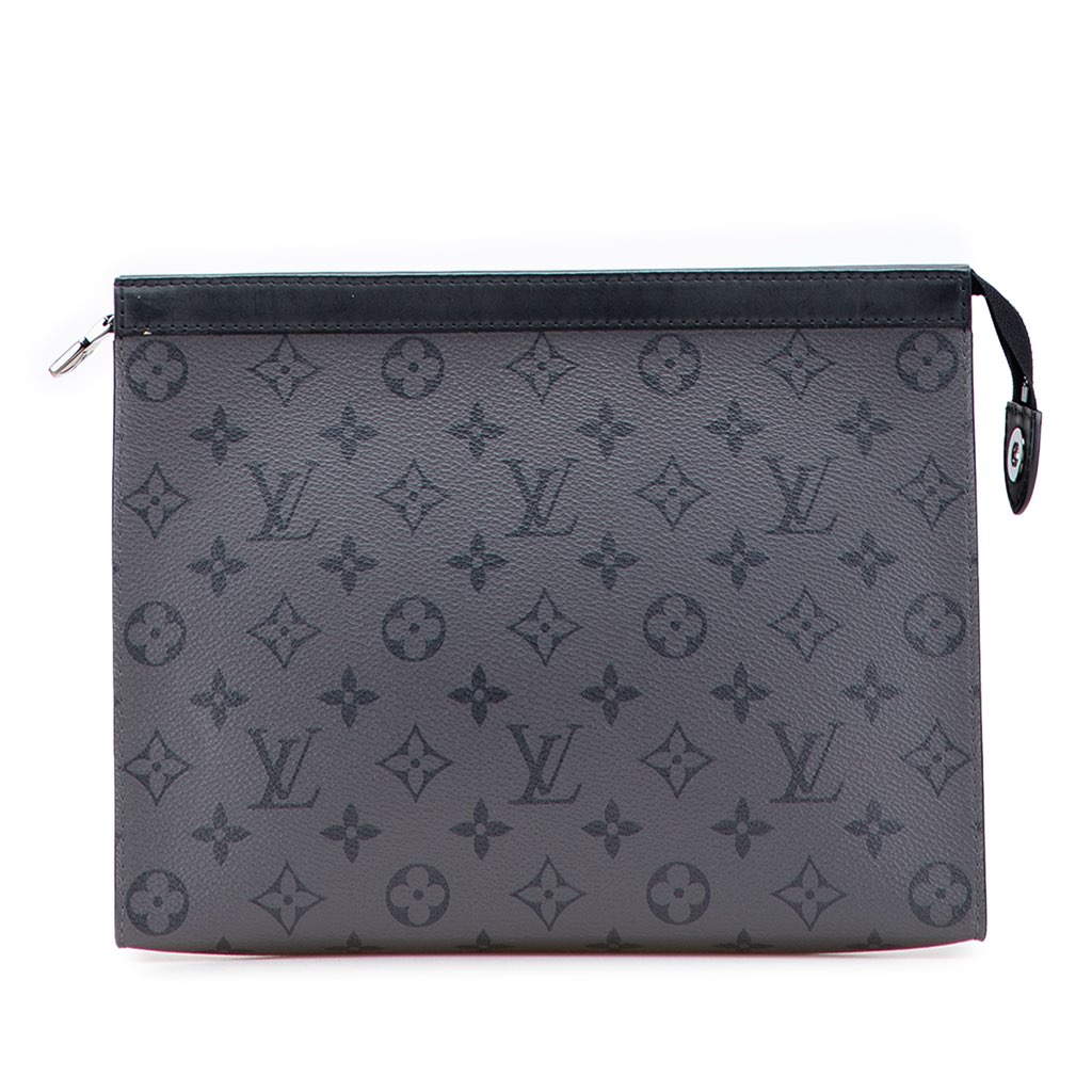 Louis Vuitton Monogram Eclipse Reverse Pochette Voyage MM