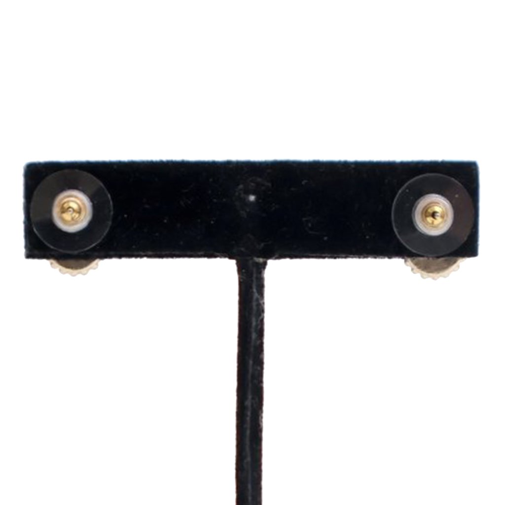 Chanel Gold Plated CC Bow Push Back Earrings - 4