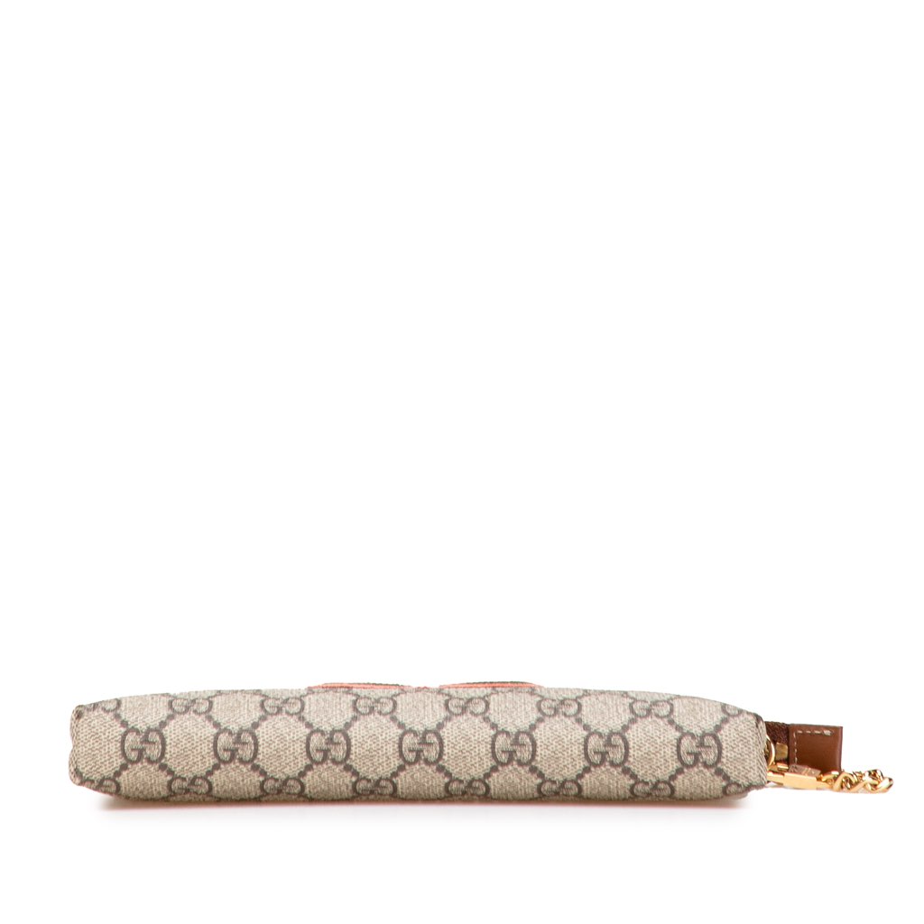 Gucci GG Supreme Embroidered Butterfly Chain Pochette - 3