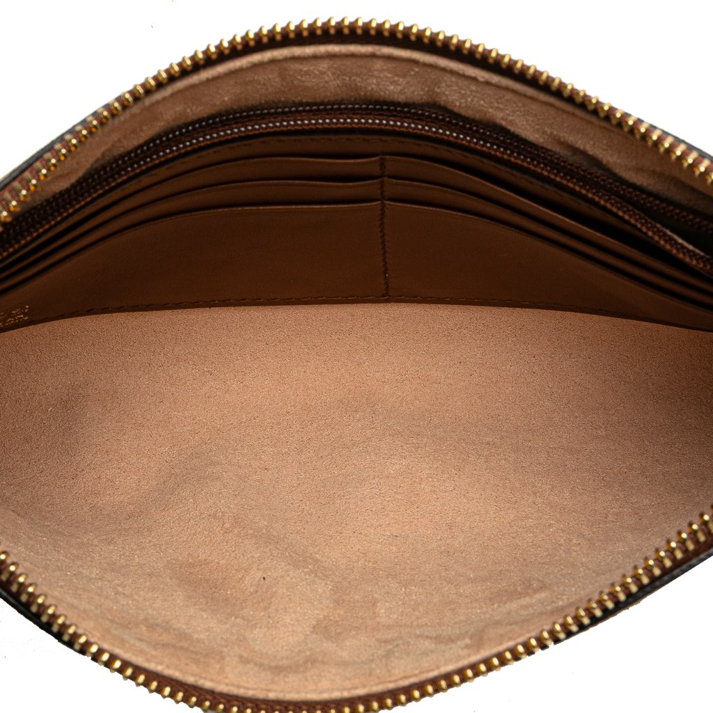 Gucci GG Supreme Embroidered Butterfly Chain Pochette - 4