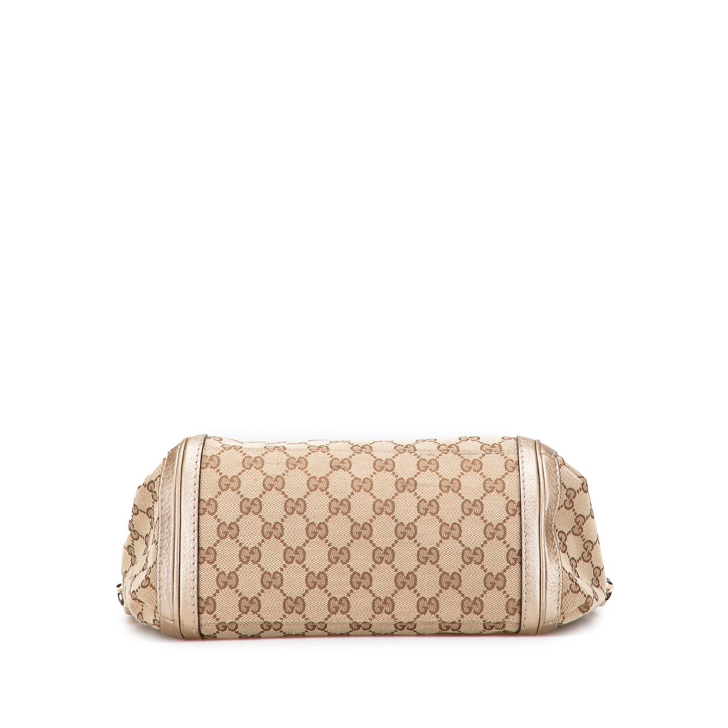 Gucci GG Canvas Bella Flap Satchel - 3