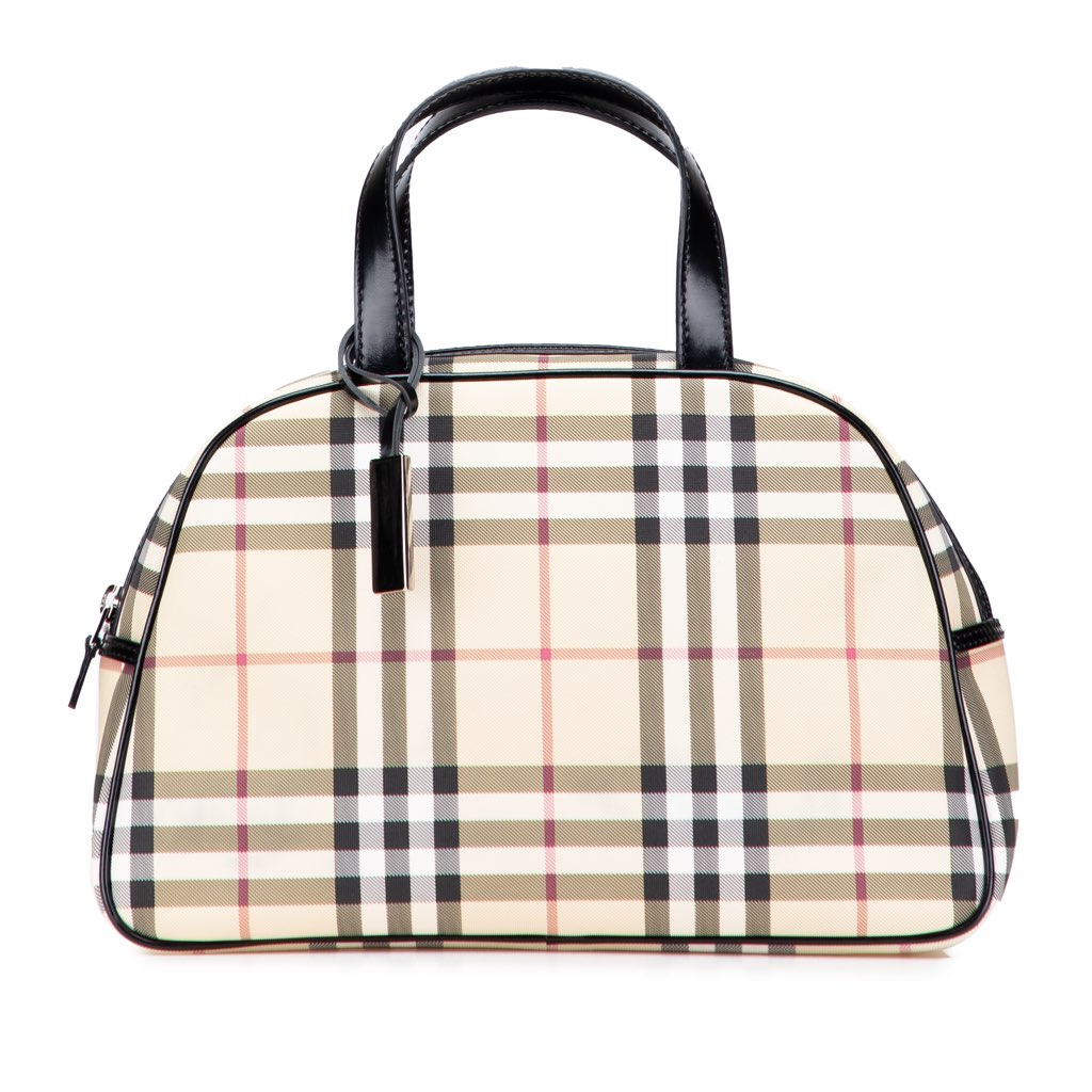 Burberry House Check Canvas Handbag