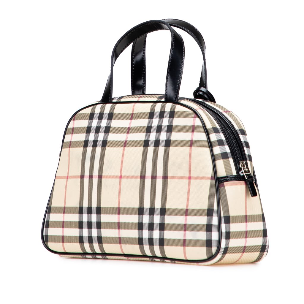 Burberry House Check Canvas Handbag - 2