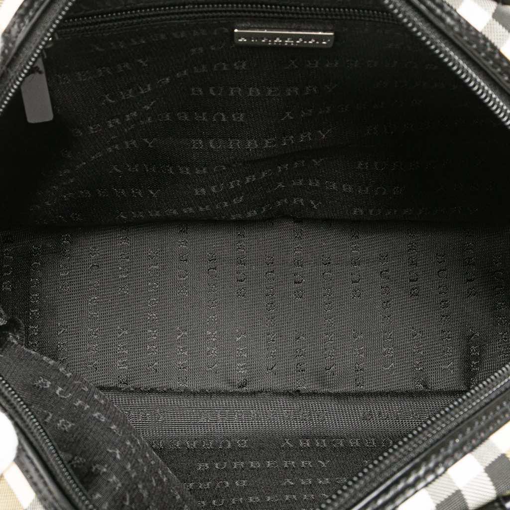 Burberry House Check Canvas Handbag - 4