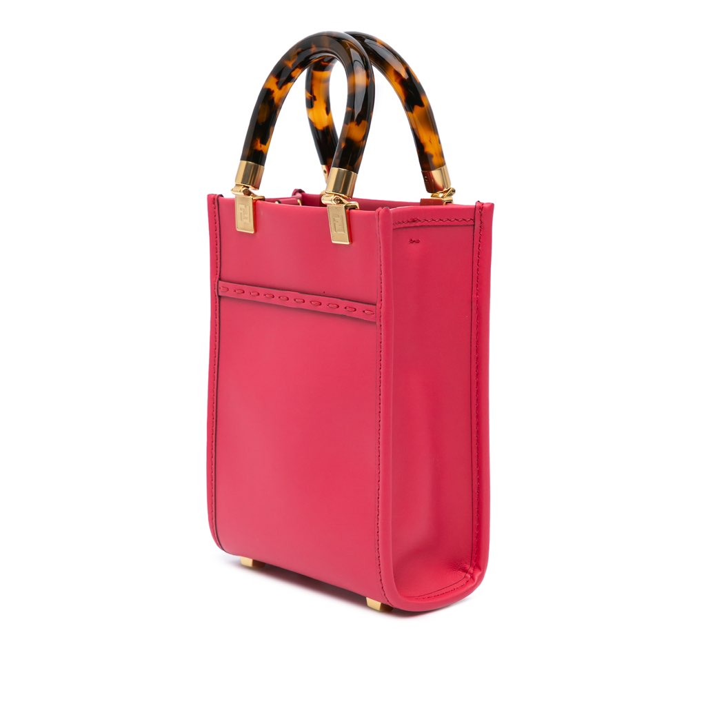 Fendi Mini Sunshine Shopper Tote - Back view