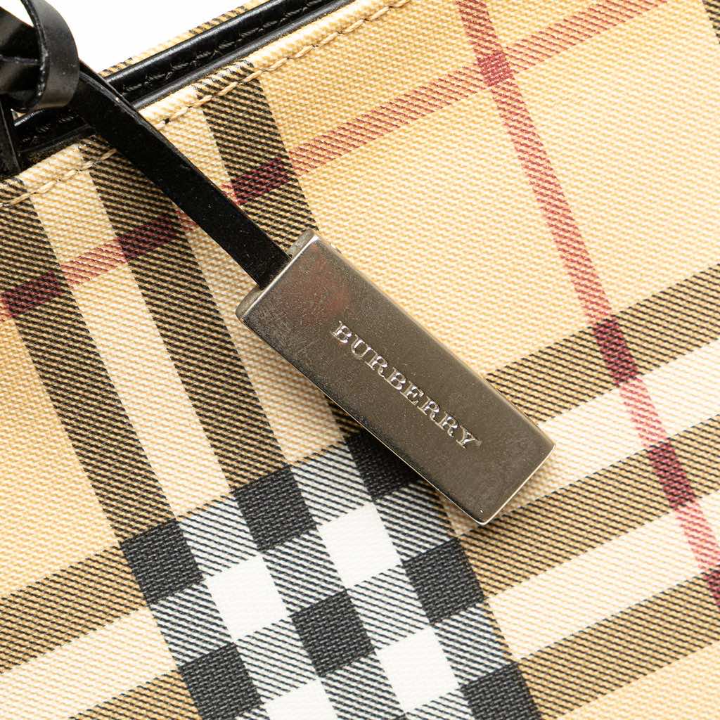 Burberry House Check Coated Canvas Tote - Image 13
