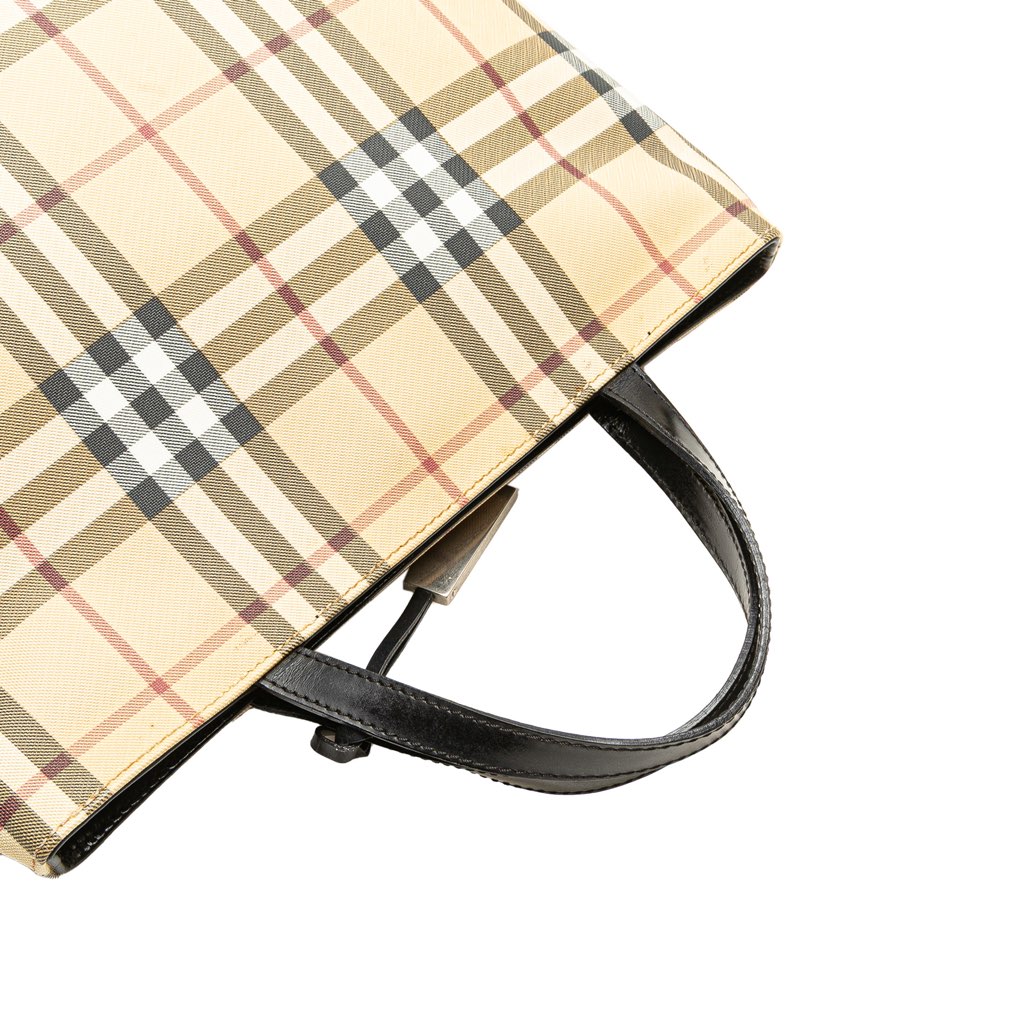 Burberry House Check Coated Canvas Tote - Image 14