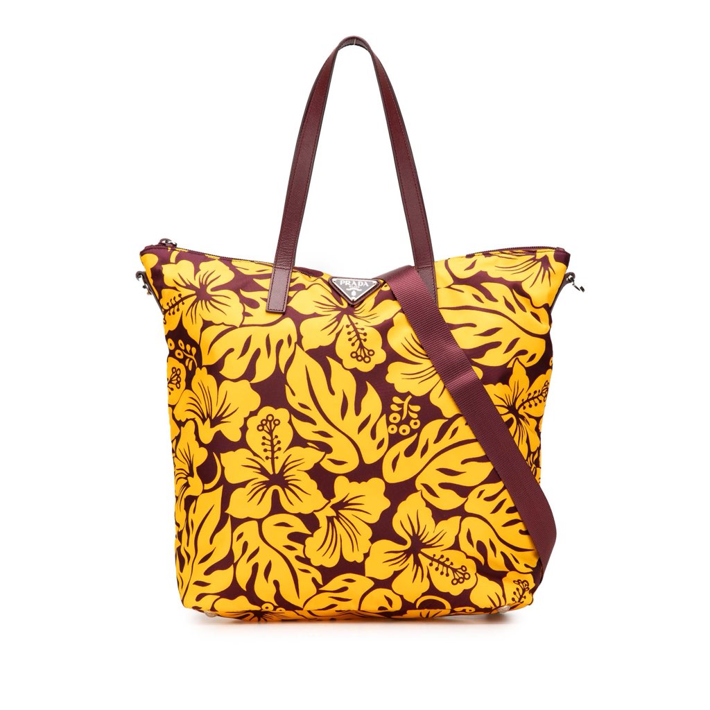 Prada Tessuto Stampato Tote
