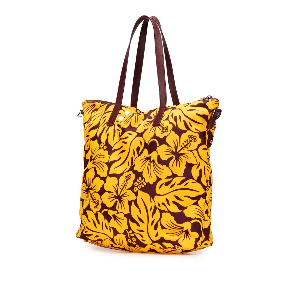 Prada Tessuto Stampato Tote - Back view