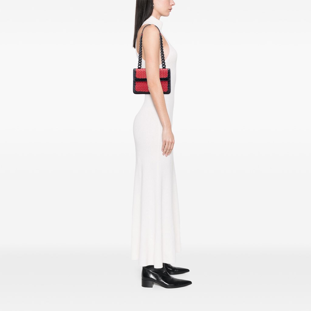 Bottega Veneta Nappa Intrecciato Glass Shoulder Bag - Image 13