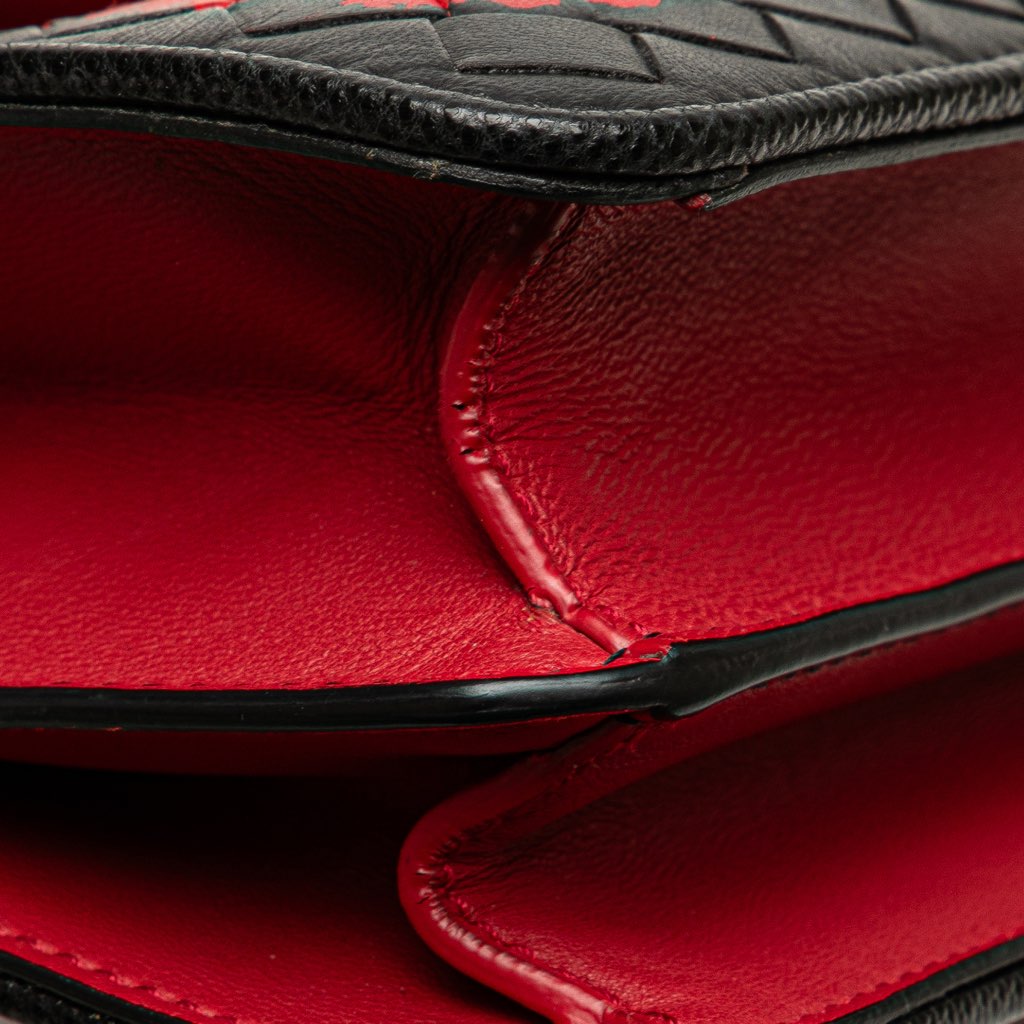 Bottega Veneta Nappa Intrecciato Glass Shoulder Bag - Image 12