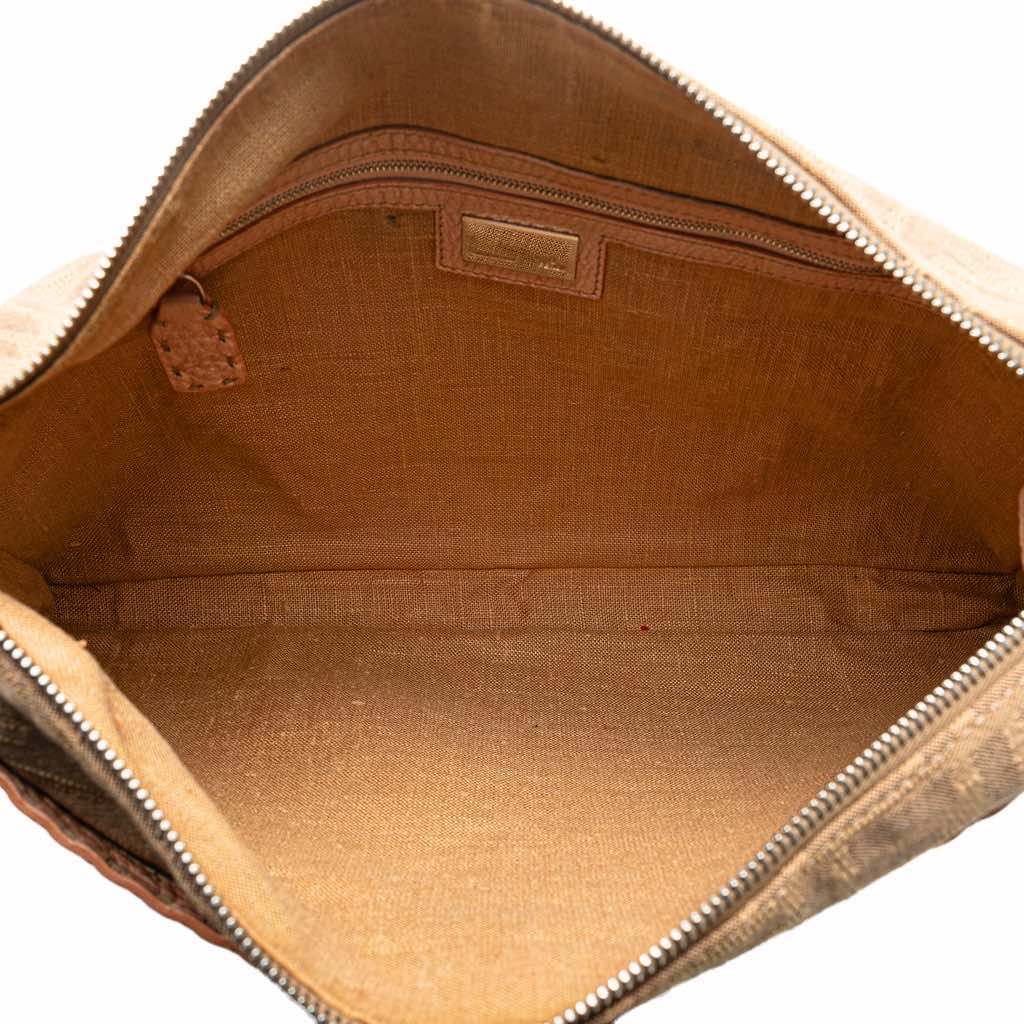 Fendi Selleria Zucca Canvas Crossbody - 4