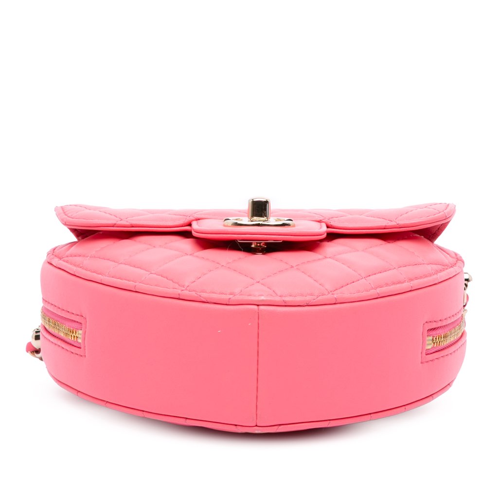 Chanel Lambskin CC in Love Heart Crossbody - Image 6