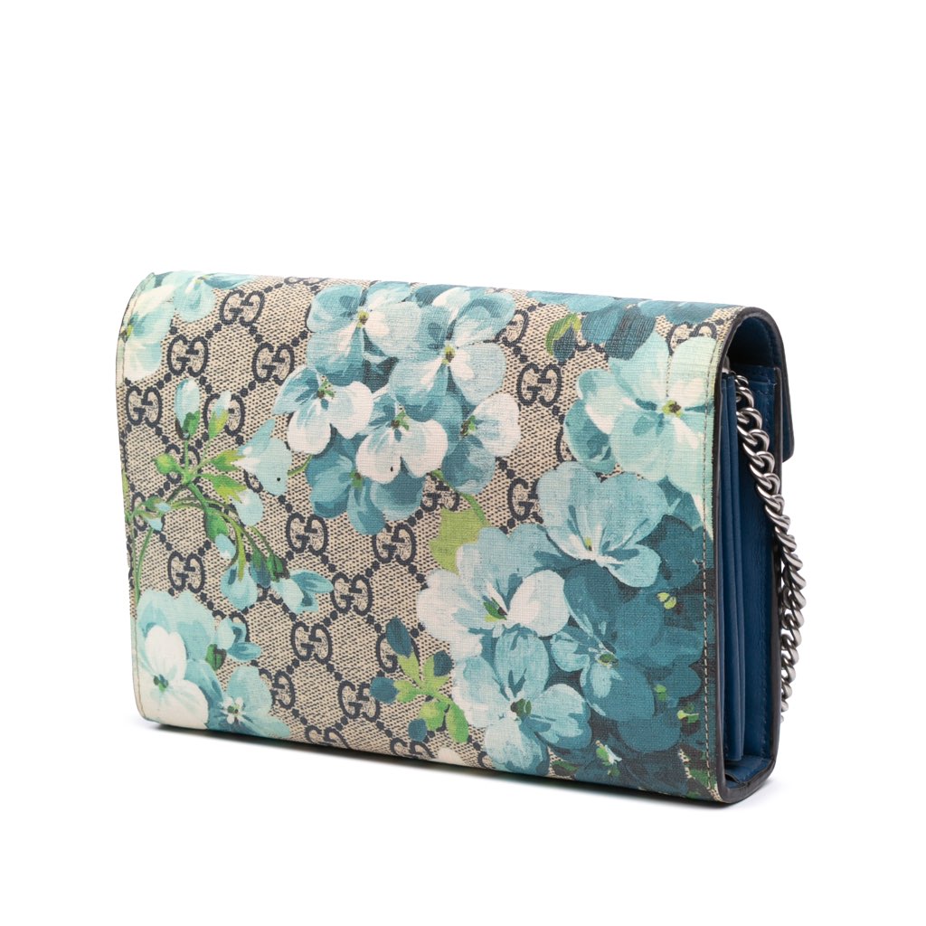 Gucci GG Supreme Dionysus Blooms Chain Wallet - 2
