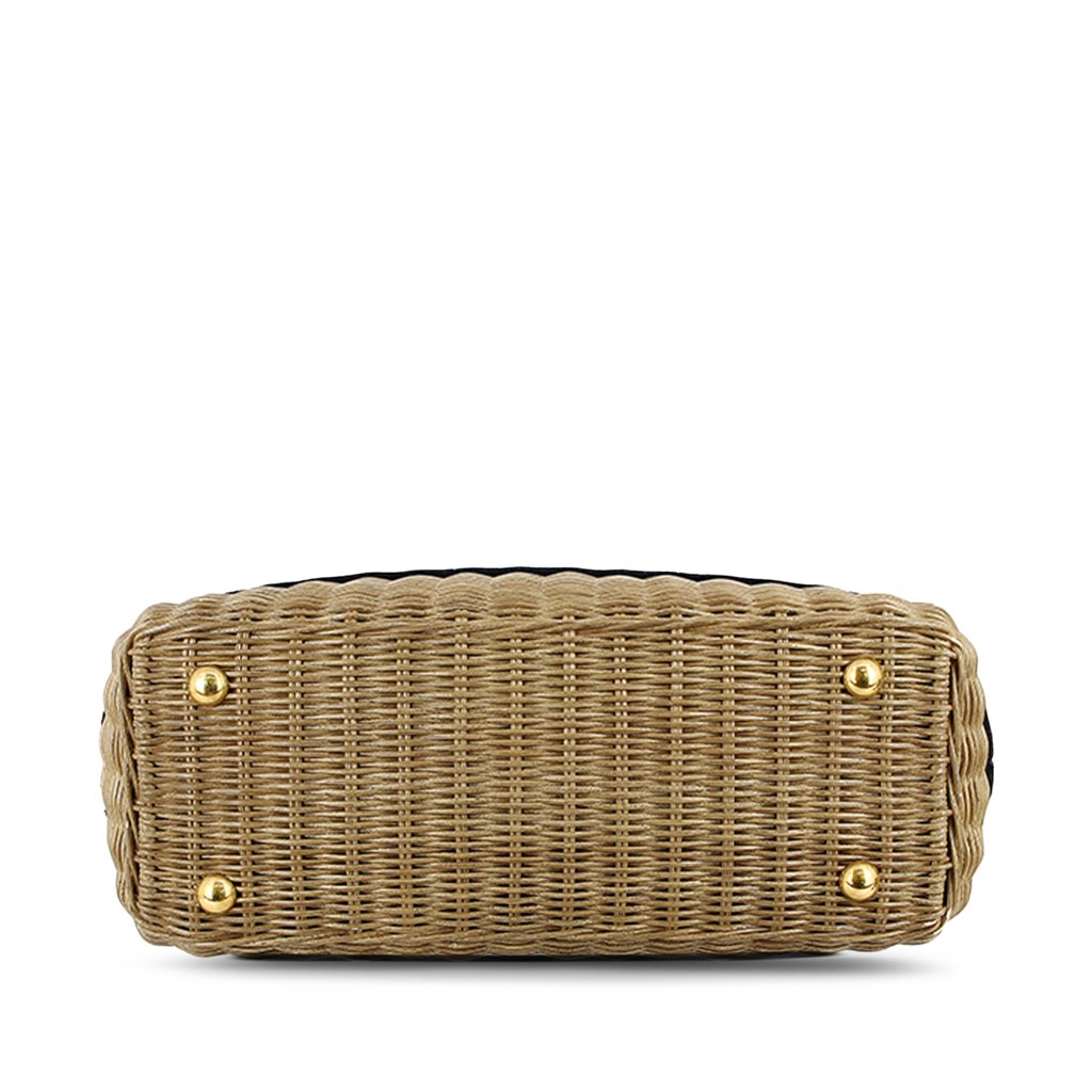 Dior Oblique Wicker Basket Bag - 4